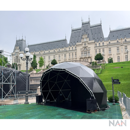 Scena / Amfiteatru DOME 6 metri - NEGRU